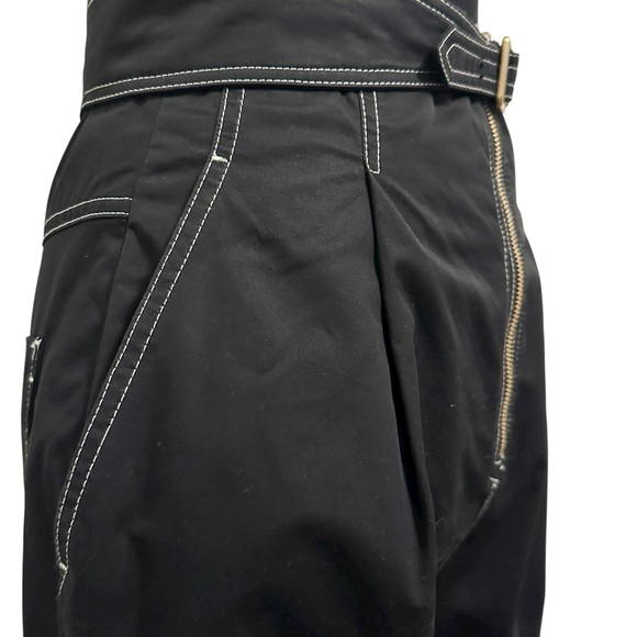 Sandro Paris lantern high waisted pants Size 6 black colour - Picture 7 of 17